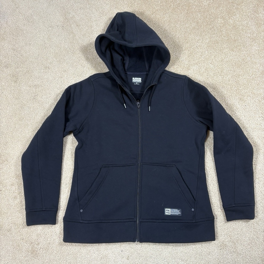 Alaskan Hardgear Duluth Trading Men’s Medium Black Full Zip Hoodie Jacket AKHG